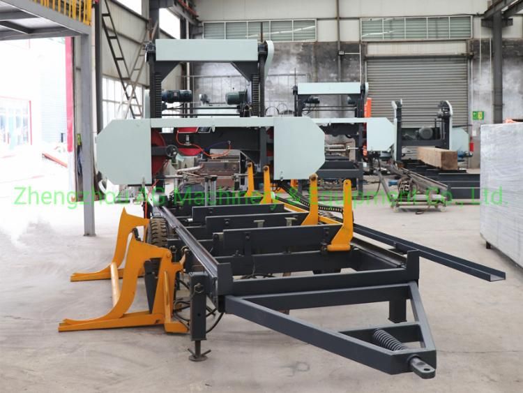 Easy Operation Horizontal Mobile Bandsaw Sawmill