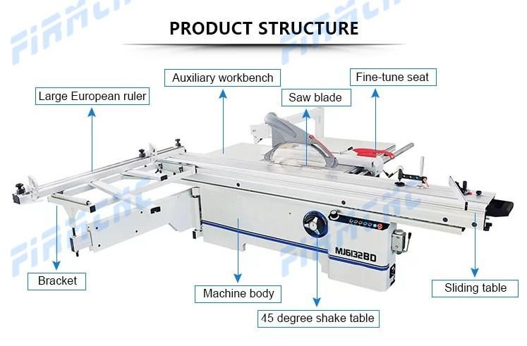 Firmcnc Woodworking Cutting Panel Saw CNC Sliding Table Mj6132