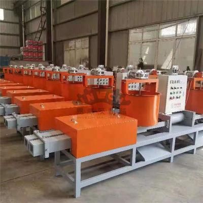 6 Heads Wood Sawdust Pallet Block Machine