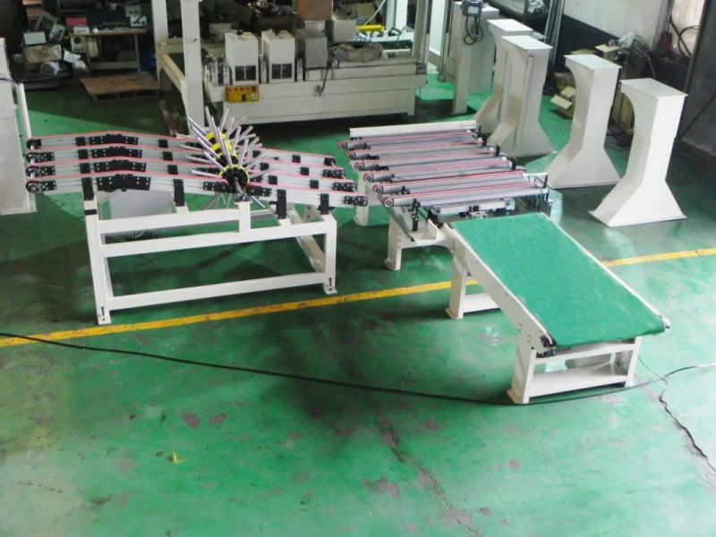 Floor Woodworking Machinery Turnover Device with Stacking Plank Device