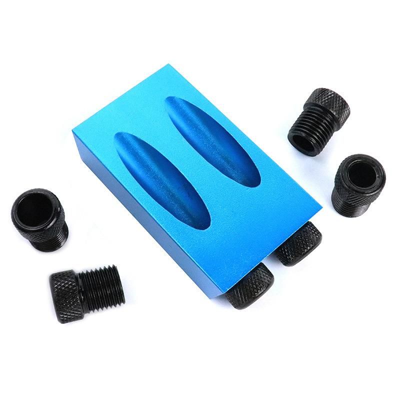 Slant Hole Locator with Magnetic, Woodworking Drilling Fixture Drilling Locator