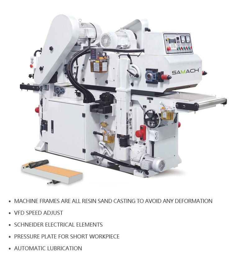 High Quality Wood Double Side Planer Machine