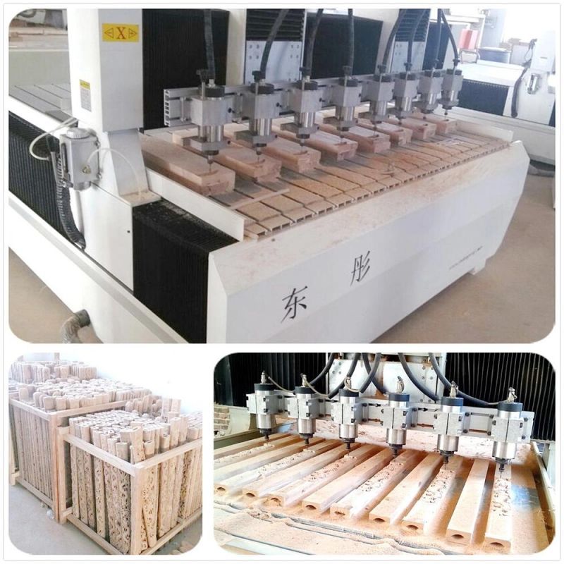 Servo Motor, Multi Spindle Wood CNC Router Machine, CNC Carving Machine