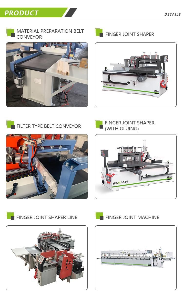Automatic Woodworking Finger Jointing Machine Furniture Products Line