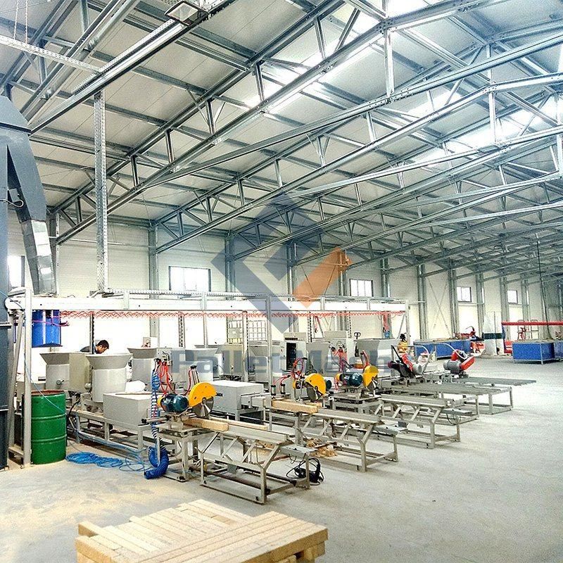 Compressed Composite Wood Pallet Block Making Machine