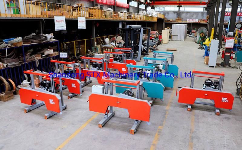Good Performance Wood Log Portable Bandsaw Sawmill with Diesel Engine