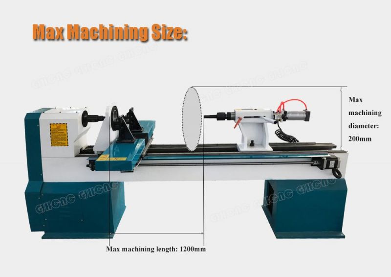 CNC Wood Lathe Machine Wood Turning Lathe