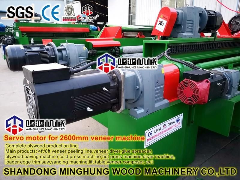 CNC 2700mm Veneer Rotary Machine for Wood Veneer Factory