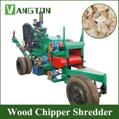 Gasoline Engine Drum Wood Chipper Shredder