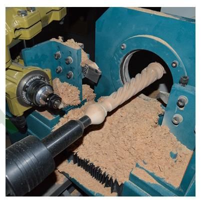 Chancsmac CNC Wood Turning Lathe for Various Cylindrical Work Piece