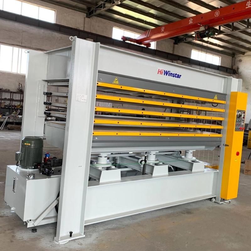 Wood Machine Plywood Veneer Hydraulic Melamine Laminating Hot Press Machine