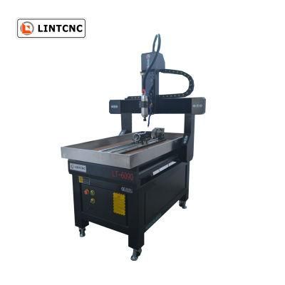Mini 4 Axis 6090 Milling Machine CNC Router 600mmx900*200mm