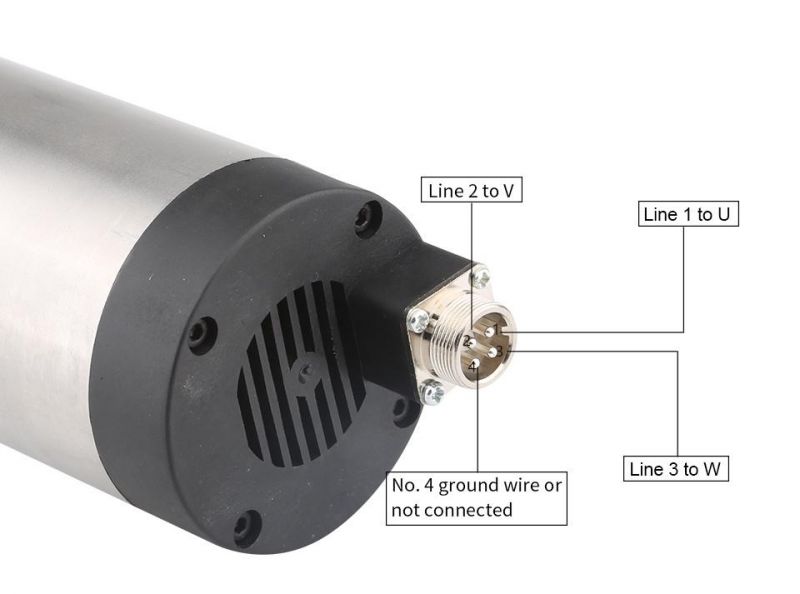 Hqd Milling Spindle 800W Er11 Air-Cooled Spindle Motor 220V Diameter 65mm for CNC Router Woodworking DIY Engraving and Milling