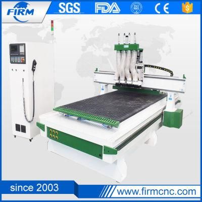 Pneumatic 4 Heads 1325 Atc Wood CNC Router for Sale