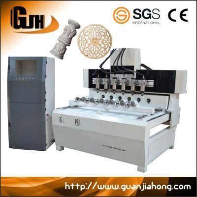 Woodworking Machine, CNC Wood Engraving Machine, Multi Spindle 4 Axis CNC Router