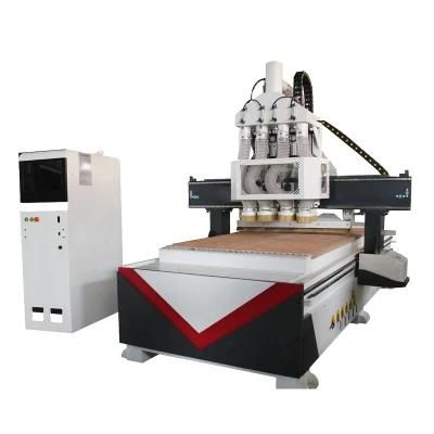 China Automatic Cheap Multi Heads 4 Spindles CNC Router for Wood Working