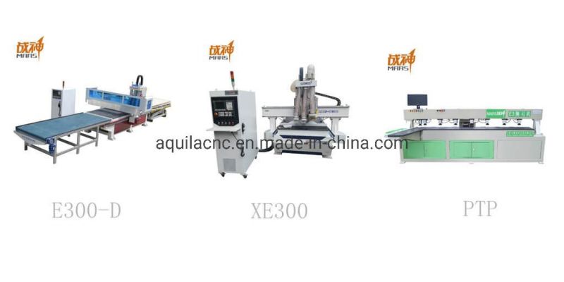 1325 Wood Carving Machine with Drilling Package CNC Woodworking Cutting/Drilling Machine with Gang Drill/Drill Unit/Multi Drills for Engraving, Drilling