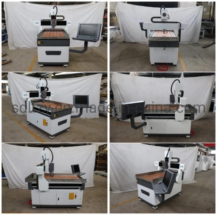 Mini Woodworking Machine CNC Router 6090 with Mosaic Computer Control