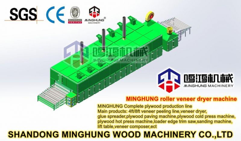 Roller Core Veneer Dryer