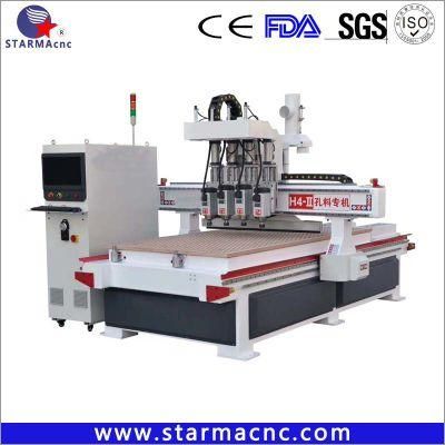 3D CNC Router 4 Spindles Woodworking CNC Router Machine 1325