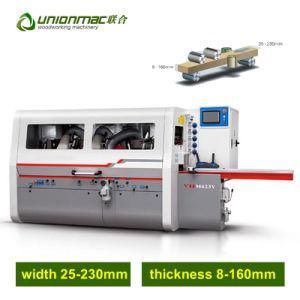 Touch Screen 4 Head Planer Moulder, Door Frame Wood Moulding Machine Shock Resistance, Working Width 50-330mm