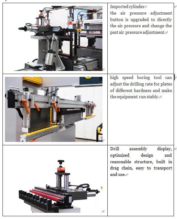 Four Rows Multiple Spindle Drilling Machine