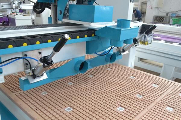 9.0kw Air Cooling Spindle  Disc Tool Changer Magazine 1325 Wood CNC Router Machine