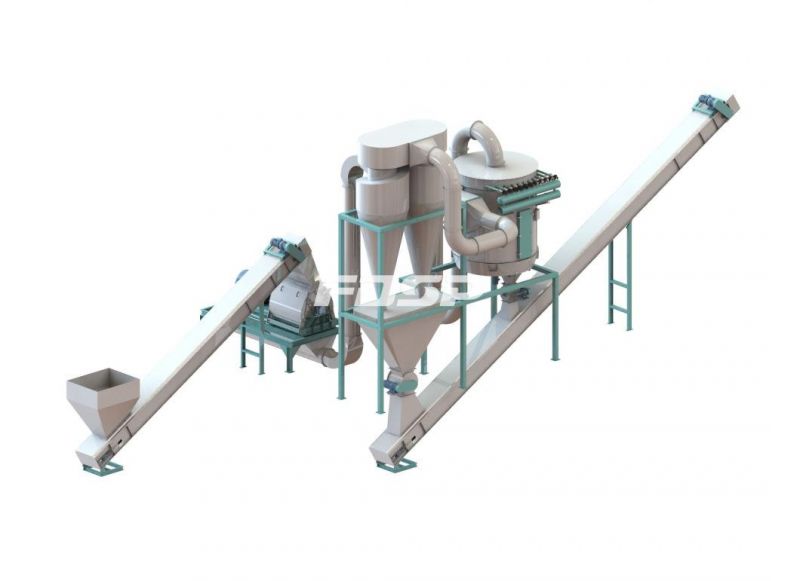 4-6 T/H Crop Waste Pellet Production Processing Line