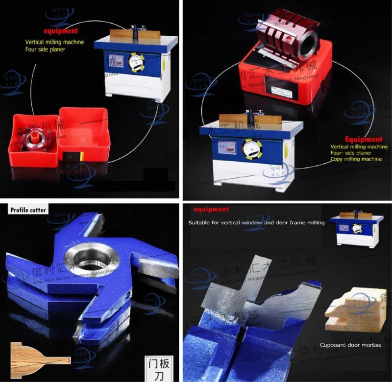 Tungsten Carbide 4 Wings / 6 Wings Cutter Head Spindle Moulder Milling Cutter Head D130*D30*H19*6t Using for Woodworking