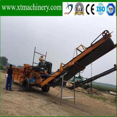 20ton Weight, Longer Lifetime, Continuously Working Performance Drum Wood Chipper
