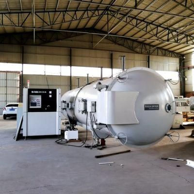 Microwave Vacuum Wood Dryer Kiln Machine for Timber Drying Saga