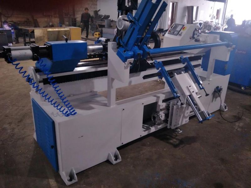 Auto Feeding CNC Wood Lathe with Polishing