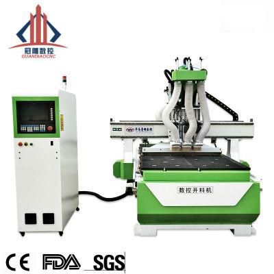 Professional Multi Spindle 1325 CNC Glass Cutting Machine Price for Sale