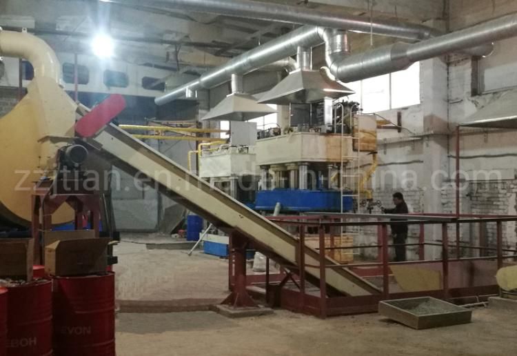 Automatic Wood Sawdust Pallet Block Compressed Making Machine