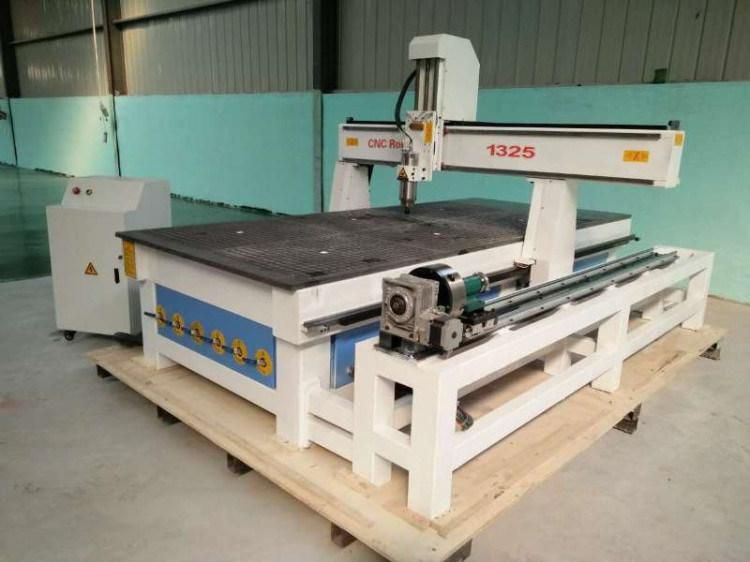 High Quality 1325 Woodworking CNC Router with Rotary Axis