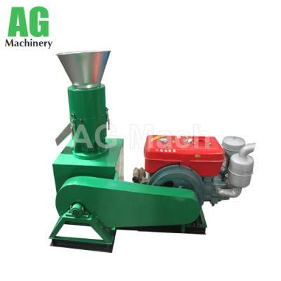 Small Farm Use Diesel Engine Sawdust Pellet Press for Sale