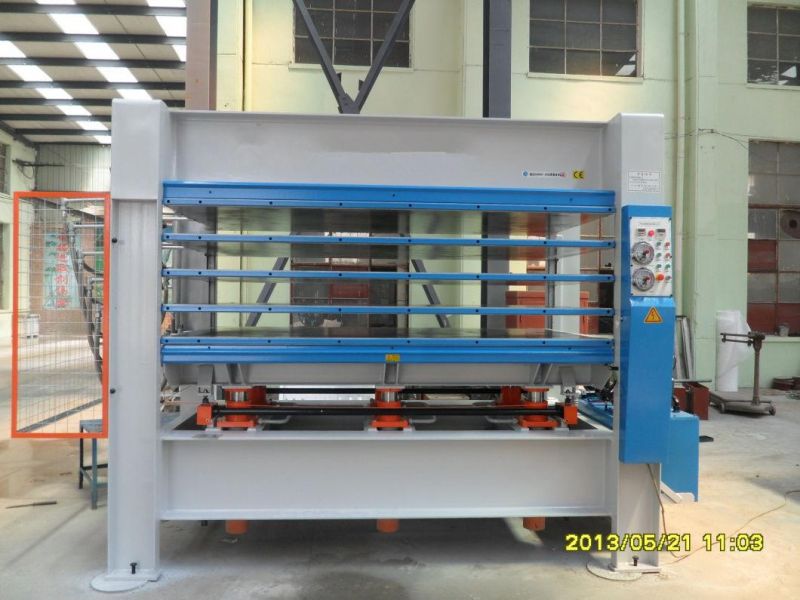 Woodworking Machinery Veneer Panel Plywood Furniture Heat Hydraulic Hot Press Machine