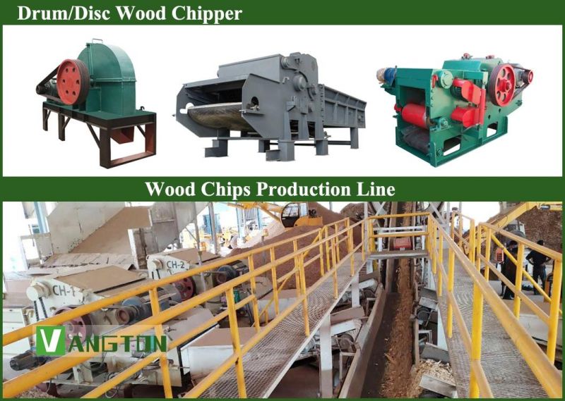 Drum Disc Biomass Wood Waste Chipper Shredder (CE SGS)