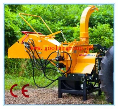 3pl Pto Driven Wood Chipper, CE Certifricate, Automatic Hydraulic Feeding Wood Chipper (TH-8)