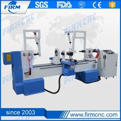 High Speed Single Axis CNC Wood Turning Lathe Machine From Firmcnc