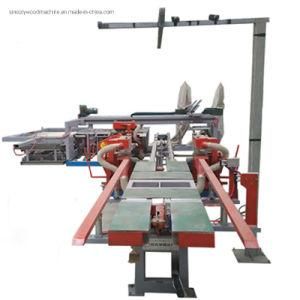 Automatic Wood-Based Panel Edge Trim Saw Cutting Machine for Plywood