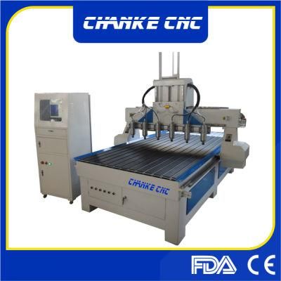 6 Heads CNC Woodworking Cutting Engraving Machine