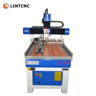 220V Water Cooling Wood CNC Router 4 Axis 6090 Mini CNC Router CNC Machine with 2.2kw 3.0kw Water Cooling Spindle