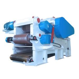 Wood Chipping Cutting Machine Crush Wood to Chips Sawdust Industrial Drum Wood Chipper