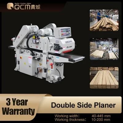 Woodworking Machinery Double Side Planer Wood Planing Carpentry Machine Made In China QMB204G 2 Sided Thickness Planer Cepilladora