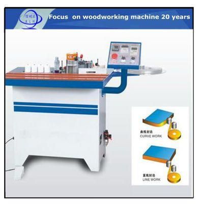 Hand Manual Double-Face Edge Sealer for Home Use / Curve and Double-Sided Gluing Edge Banding Machine Furniture Machinery Purfling Machine