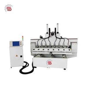 3D CNC Wood Carving Machine Str1325-4s 4 Axis CNC Router