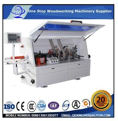 Manual Control Semi-Automatic Straight Wood Edge Banding Machine with Fine Trimming Profile Edge Bonding Machine