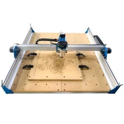 8080 CNC Engraving Machine CNC Wood Router with 500W / 700W Spindle 30/40/80W Laser Module