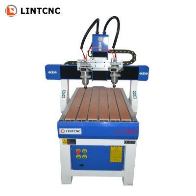 Double Spindles Wood MDF Acrylic Aluminum 6090 6012 9012 1212 CNC Router with Roary for 2D/3D Products